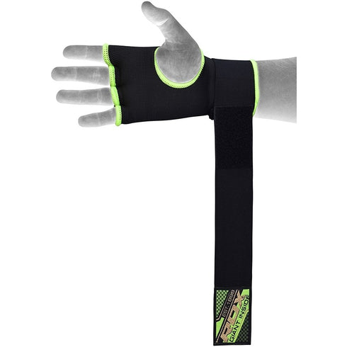 RDX 75CM GEL INNER GLOVES WITH WRIST STRAP/Gre-3